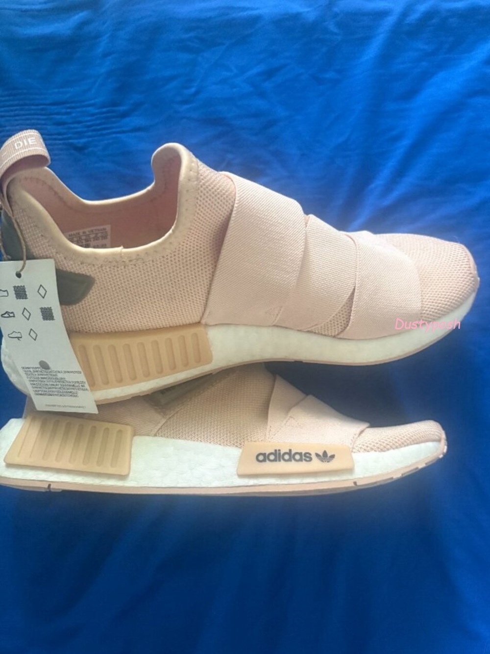 Adidas Women's NMD R1 Strap Halo Blush Cloud womens size 7.5 NEW Rare Running